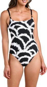 La Blanca Shadows Lingerie One-Piece Swimsuit