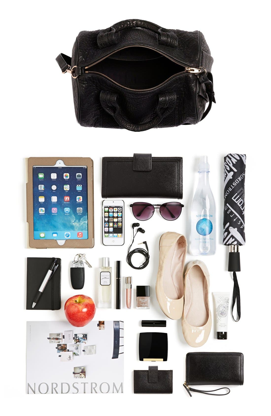 Alexander Wang 'Rocco - Rosegold' Leather Satchel, Alternate, color, 