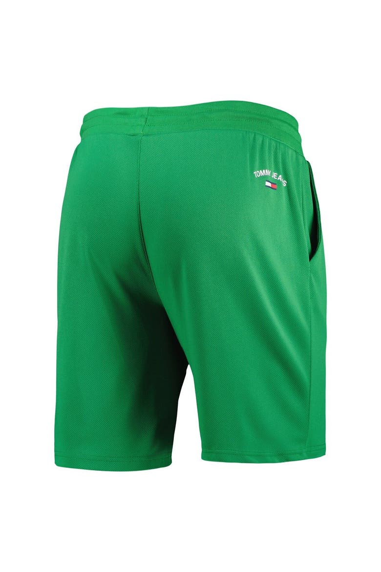 Men's Tommy Jeans Kelly Green Boston Celtics Mike Mesh Basketball Shorts, Alternate, color, Kelly Green