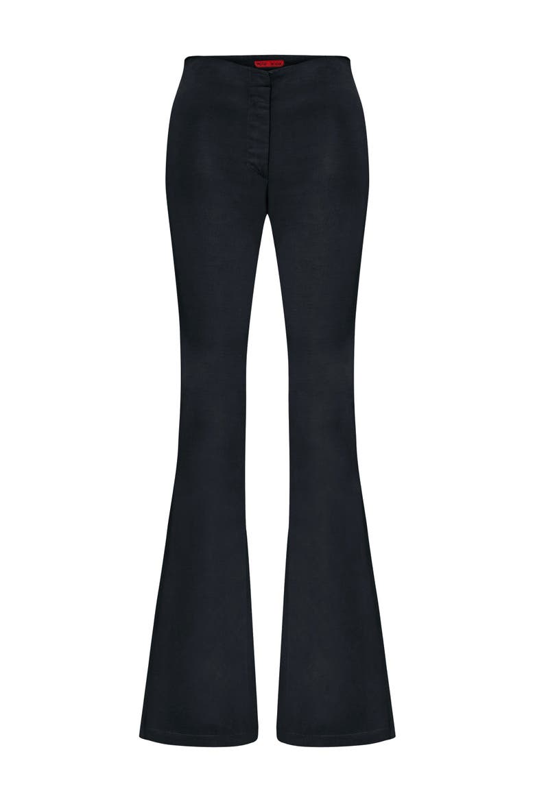 Shiny Woven Pant, Alternate, color, BLACK