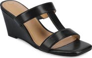 Journee Collection Clodie T-Strap Wedge Sandal