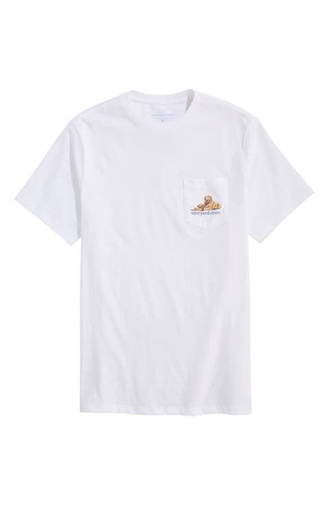 Golden & Pup Pocket Graphic T-Shirt