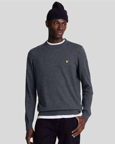 Cotton Merino Crew Neck Sweater