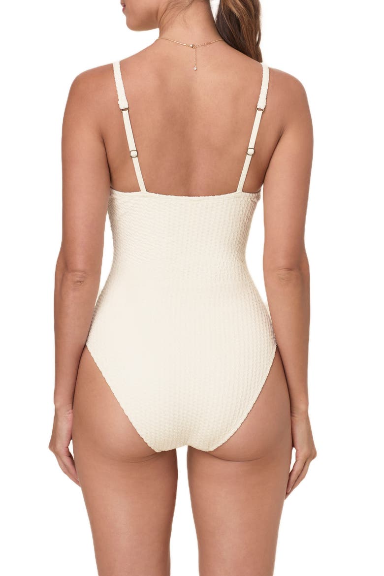 The Amalfi One-Piece Swimsuit, Alternate, color, GARDENIA
