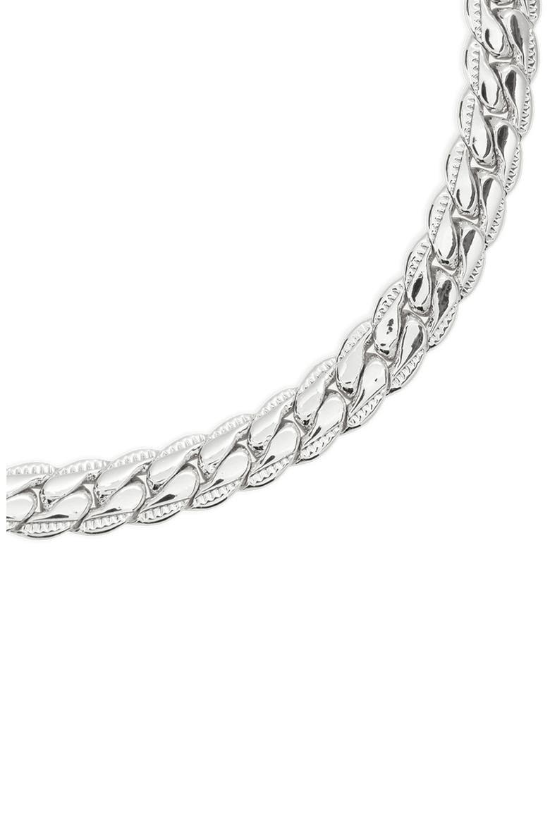 Classic Cuban Chain Bracelet, Alternate, color, SILVER