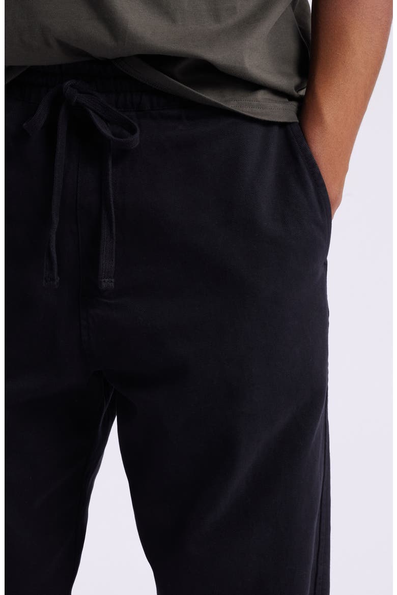 Floyde Tie Waist Pants, Alternate, color, BLACK GARMENT DYED