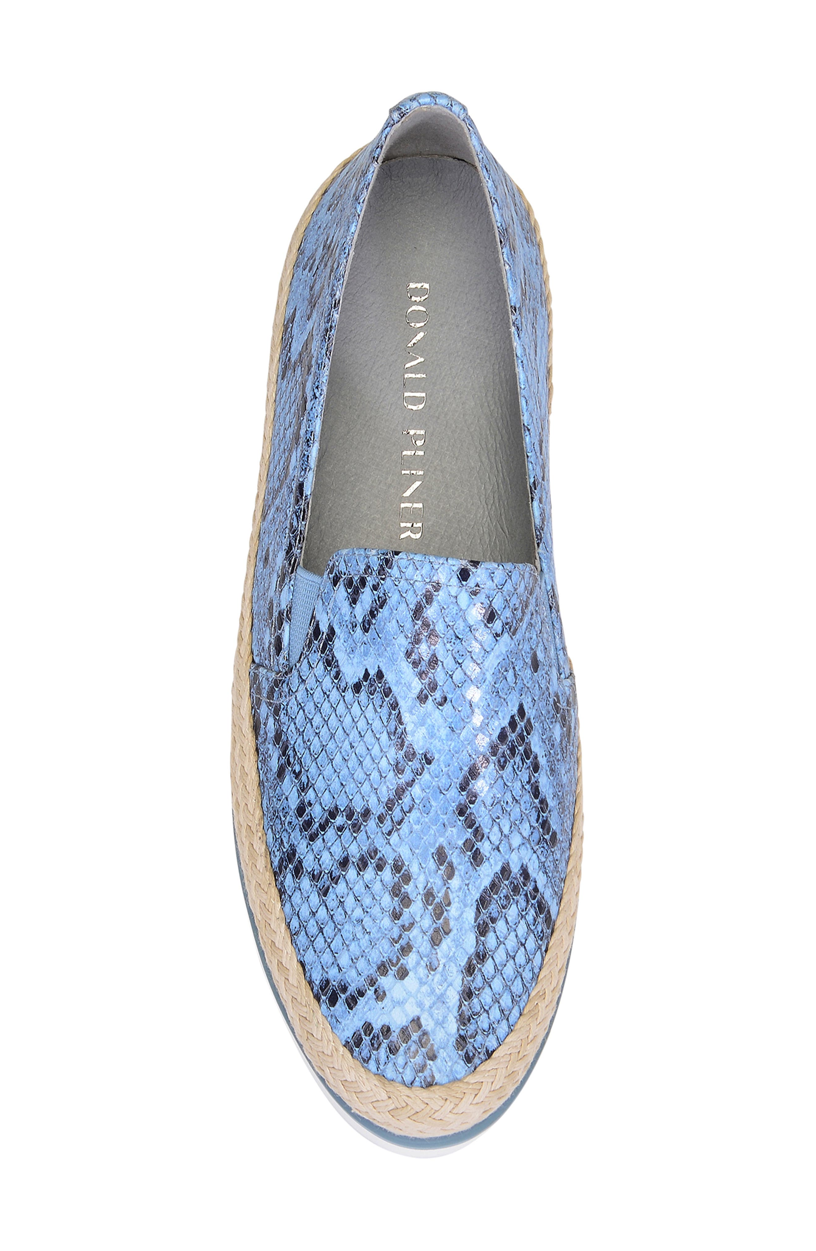 Finni Sneaker, Alternate, color, DENIM LEATHER