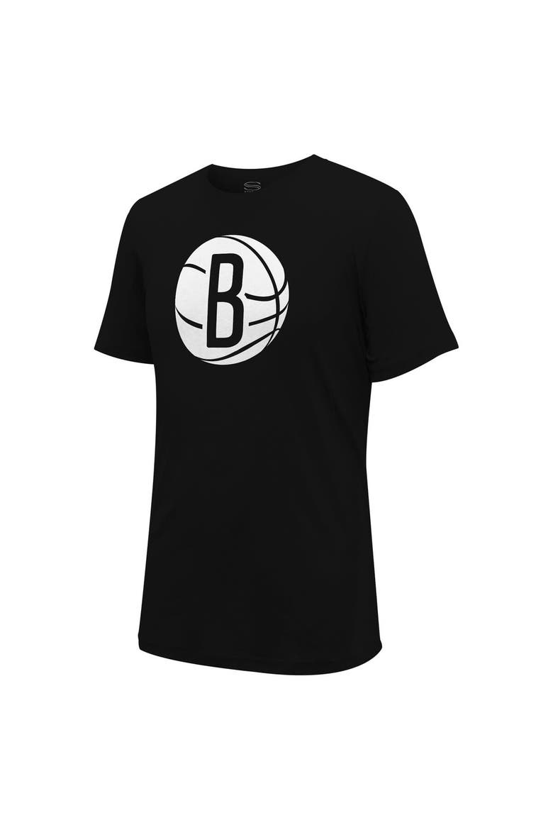 Unisex Stadium Essentials Black Brooklyn Nets Primary Logo T-Shirt, Alternate, color, Black