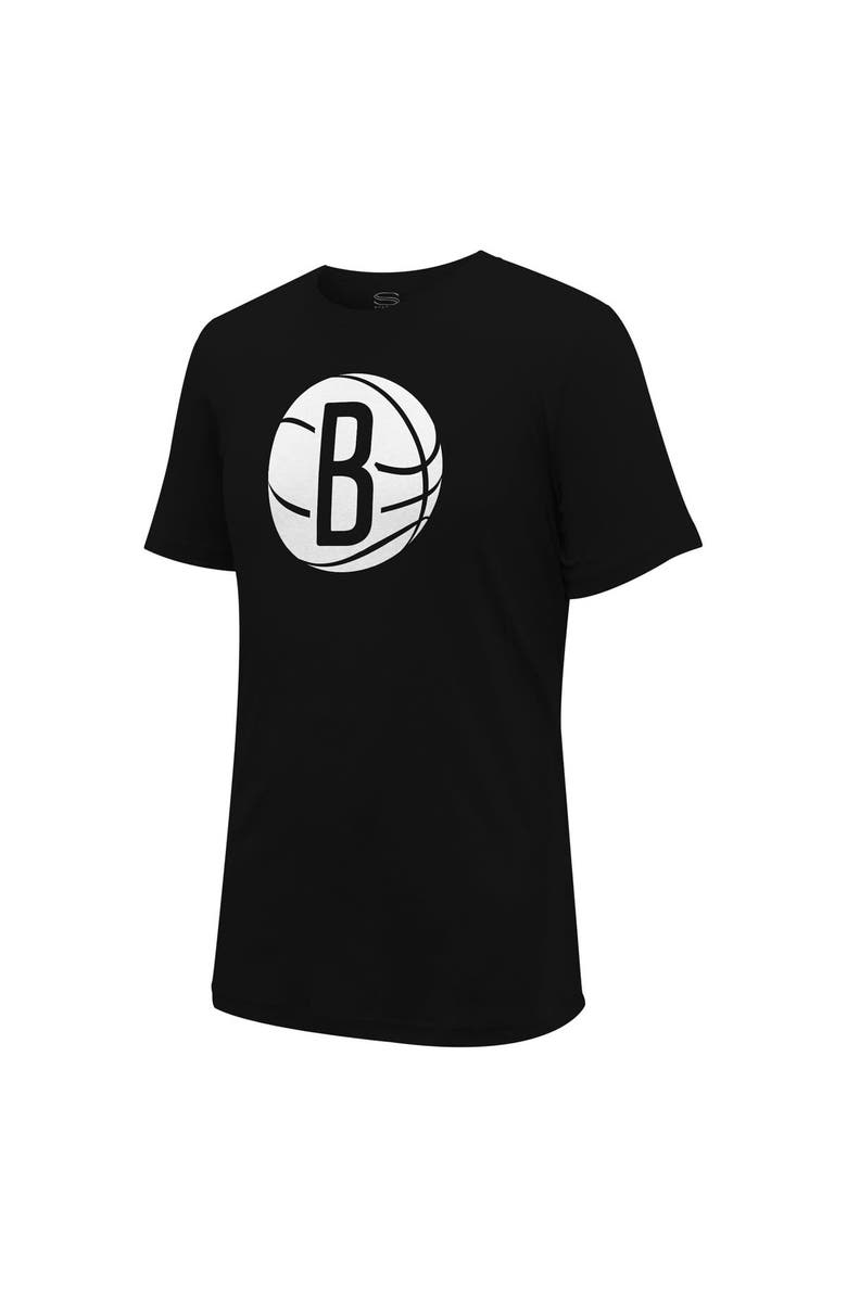 Stadium Essentials Unisex Stadium Essentials Black Brooklyn Nets Primary Logo T-Shirt, Alternate, color, Black