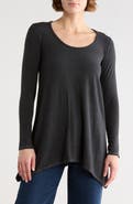 GO COUTURE Asymmetric Tunic Sweater