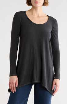 GO COUTURE Asymmetric Tunic Sweater