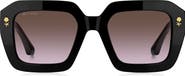 Etro 52mm Gradient Rectangular Sunglasses