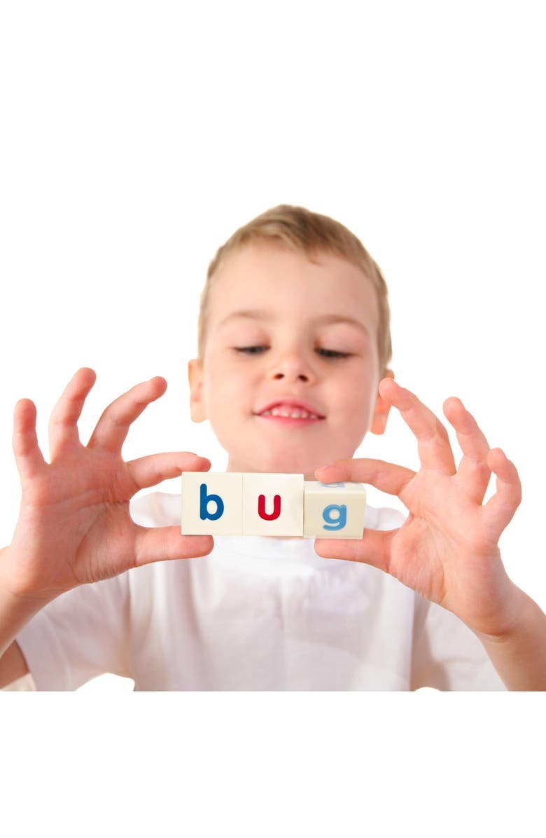 Junior Learning Cvc Triblocks Tub, 90 Blocks, Phonemic Awareness, Pre K1, Alternate, color, Multicolored