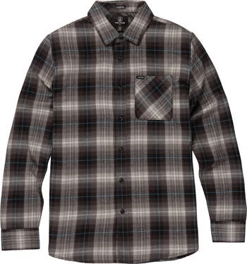 Volcom Kemostone Classic Fit Plaid Flannel Button-Up Shirt | Nordstromrack