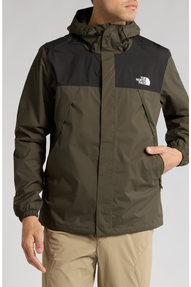 Antora Rain Jacket, Alternate, color, NEW TAUPE GREEN TNF