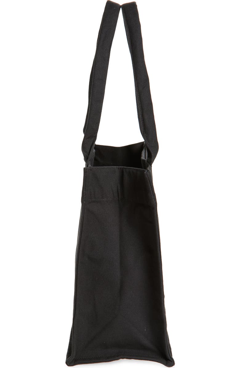 Ganni Large Logo Shopper Tote, Alternate, color,