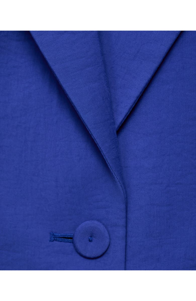MANGO Structured Suit Jacket, Alternate, color, Blue