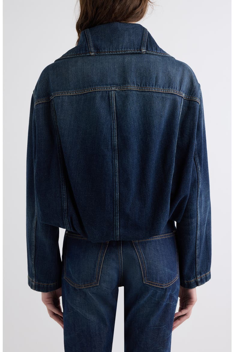 Orim Yoyogini Denim Jacket, Alternate, color, DARK BLUE