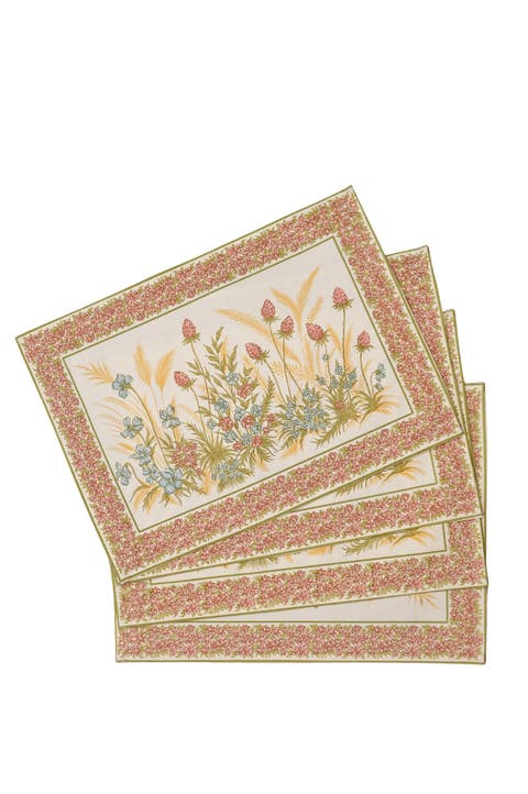 Clover Canvas Placemats, Set of 4