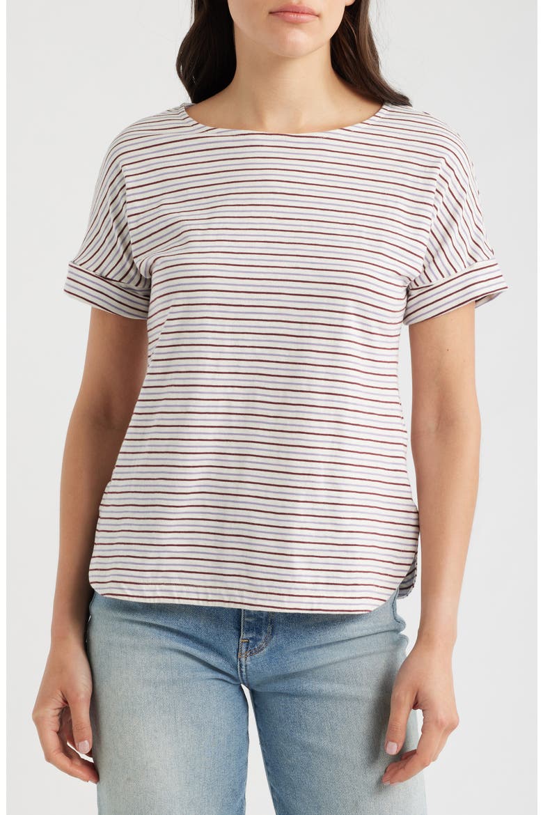 Bryher Stripe T-Shirt, Main, color, PROFILE BERGAMONT