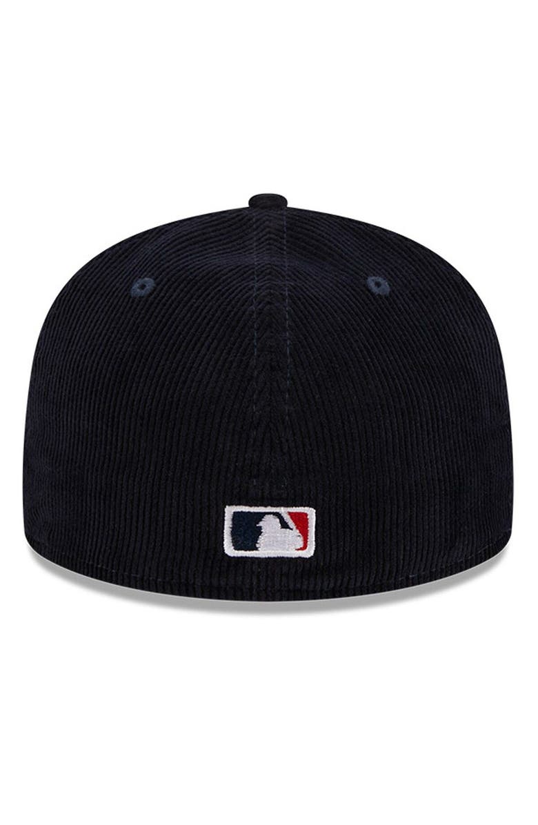 New Era Men's New Era Navy Boston Red Sox Throwback Corduroy 59FIFTY Fitted Hat, Alternate, color, 
