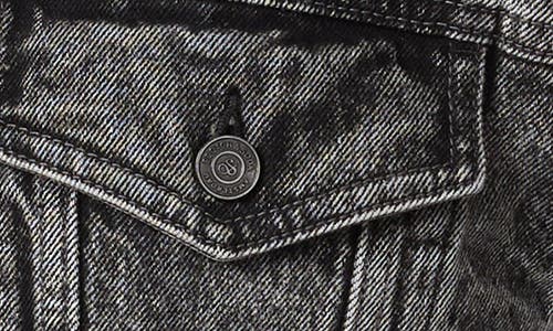 Scotch & Soda Oversize Crop Denim Jacket In White