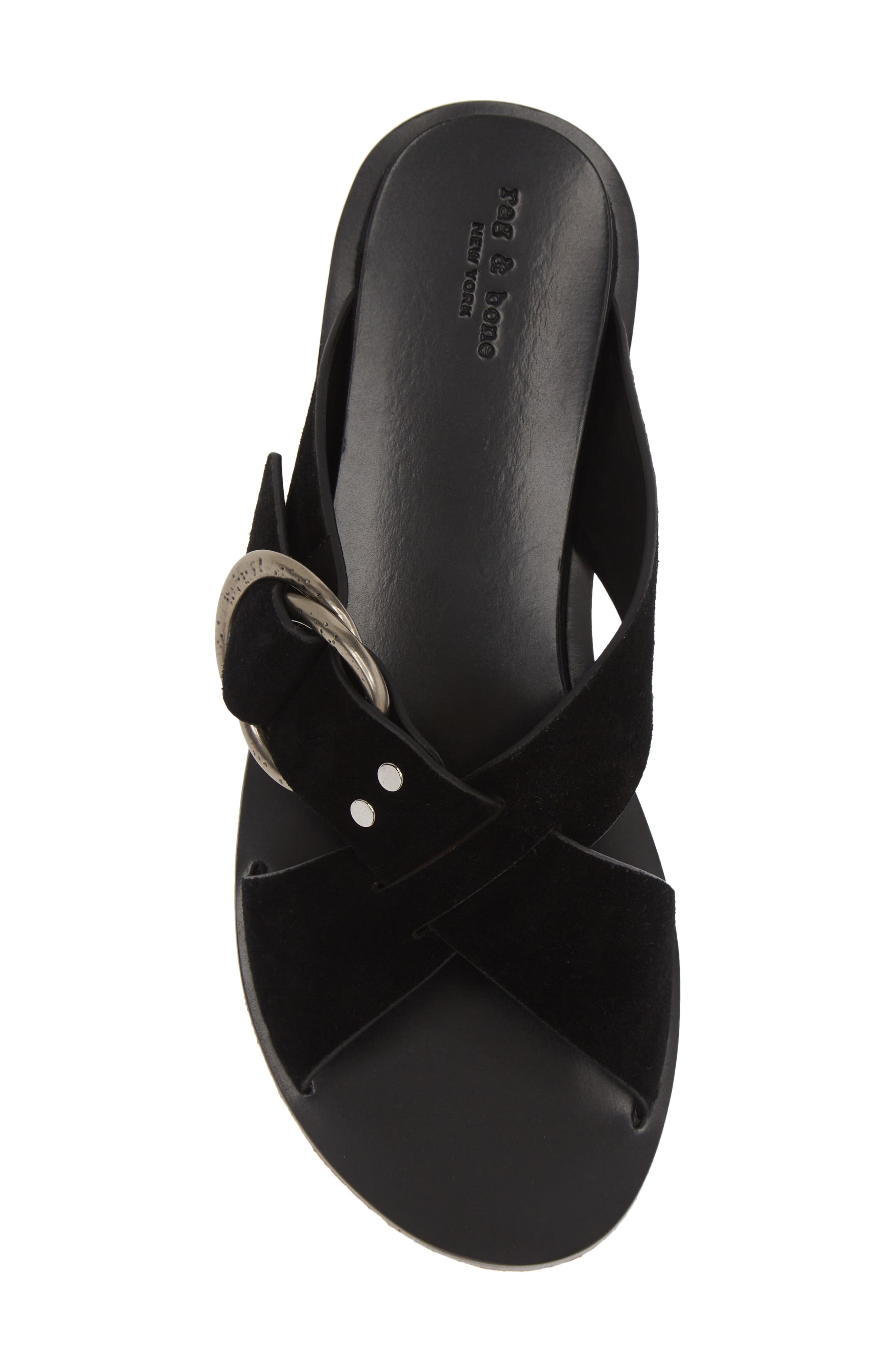 Beau Slide Sandal, Alternate, color, BLKSD