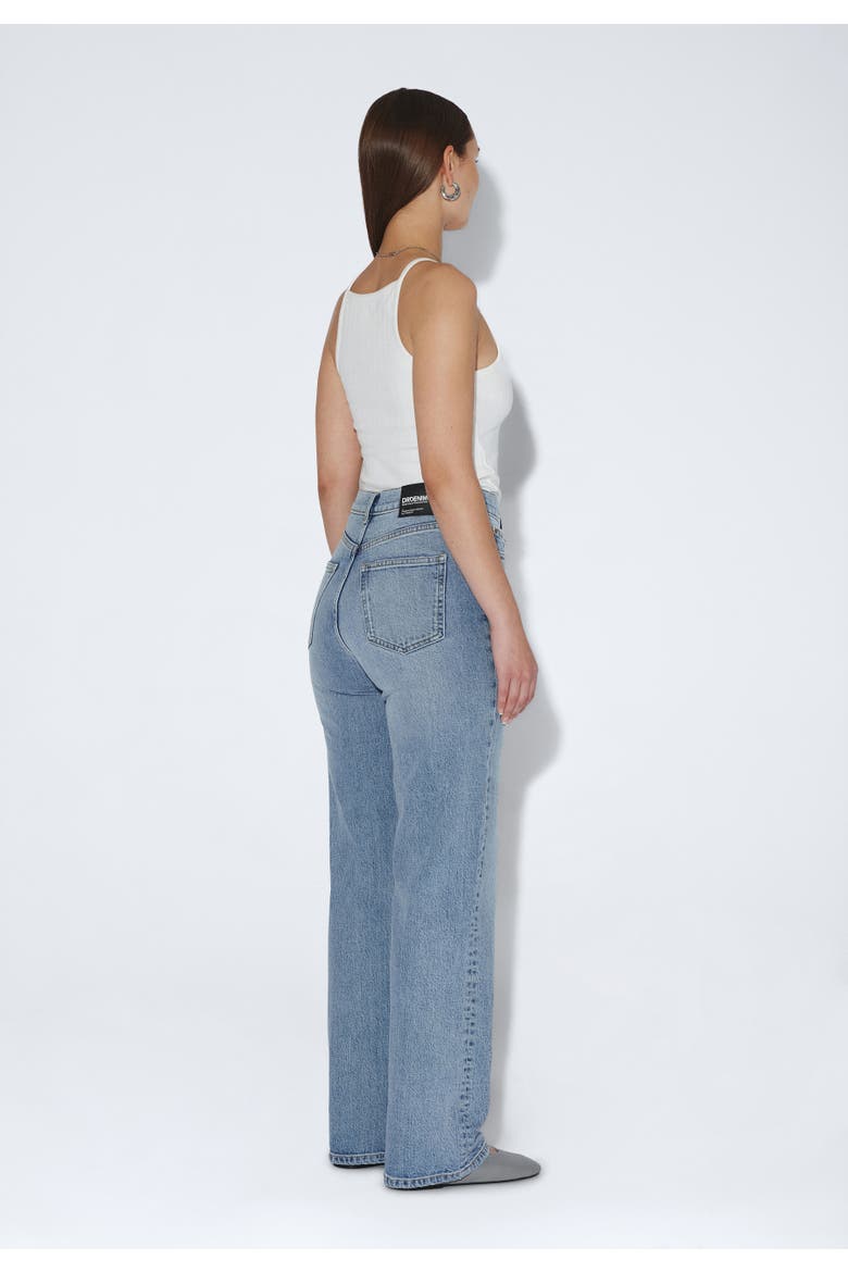 Echo High Straight Jeans, Alternate, color, Bay Blue Jay