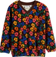 Mini Rodini Kids' Violas Velour Sweatshirt