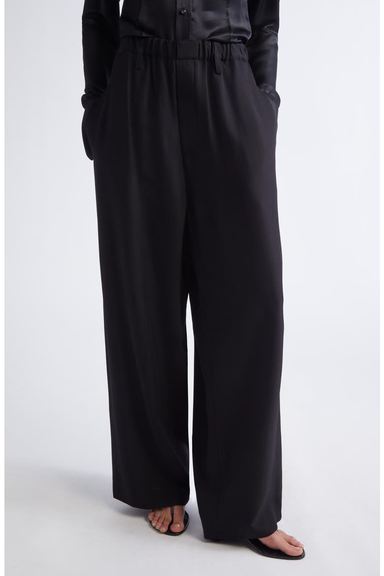 Salome Classic Twill Pants, Main, color, BLACK
