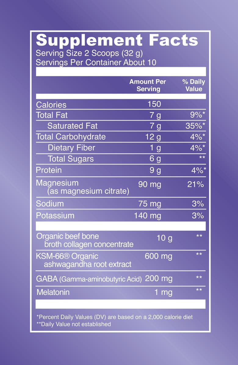 Vital Proteins Blueberry Moon Milk Collagen Latte, Alternate, color,