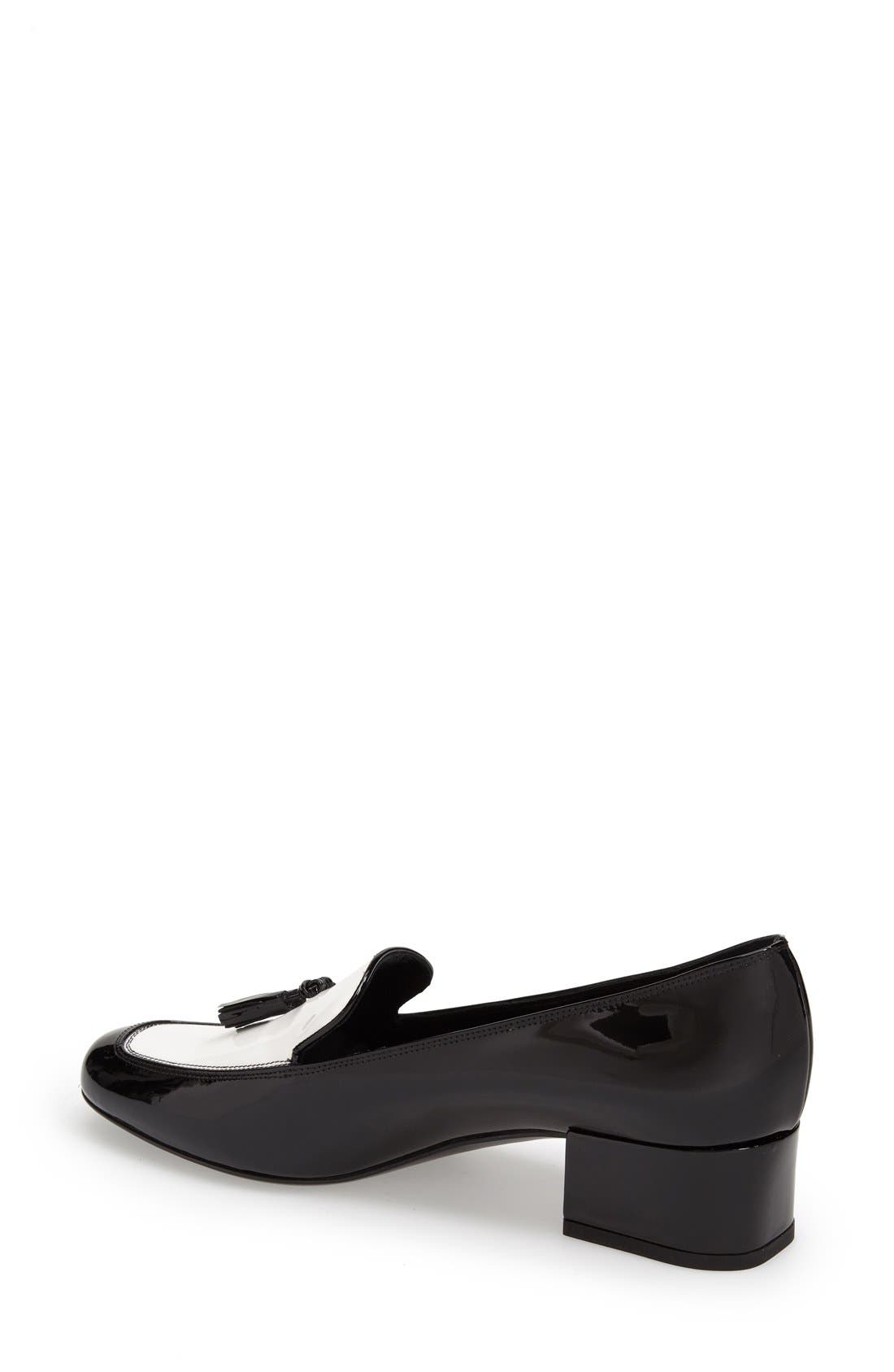 Saint Laurent 'Babies' Tassel Loafer, Alternate, color, 