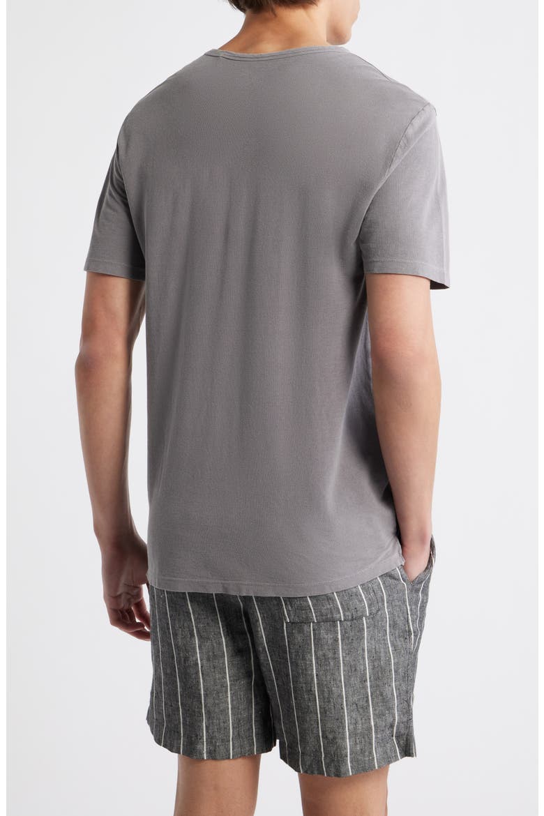Organic Cotton Crewneck T-Shirt, Alternate, color, SILVER