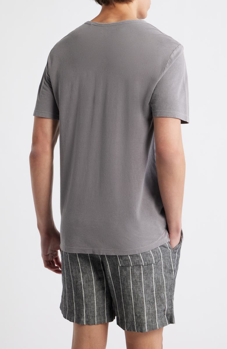 ALEX CRANE Organic Cotton Crewneck T-Shirt, Alternate, color, Silver