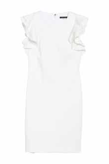 Tommy Hilfiger Flutter Sleeve Sheath Dress