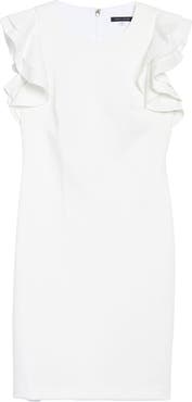 Tommy Hilfiger Flutter Sleeve Sheath Dress