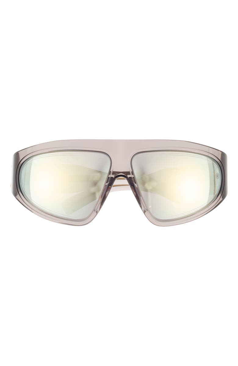 Balmain Novelty 62mm Shield Sunglasses, Main, color, Grey Grey Grey