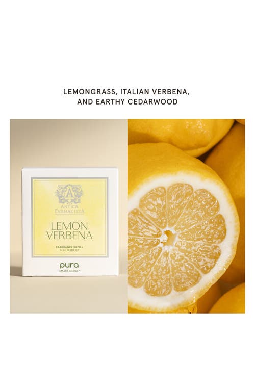 Pura X Antica Farmacista Lemon Verbena Car Dual Refill Pack In Lemon Verbena