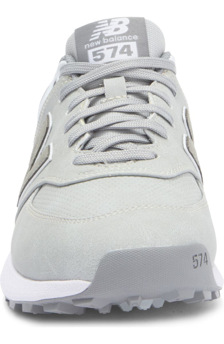 NEW BALANCE GOLF 574 Greens V2 Spikeless Golf Shoe, Alternate, color, Light Grey