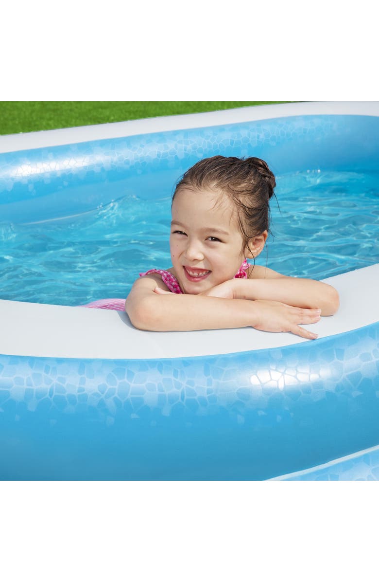 H2OGO! Blue Rectangular Family Pool, Alternate, color,