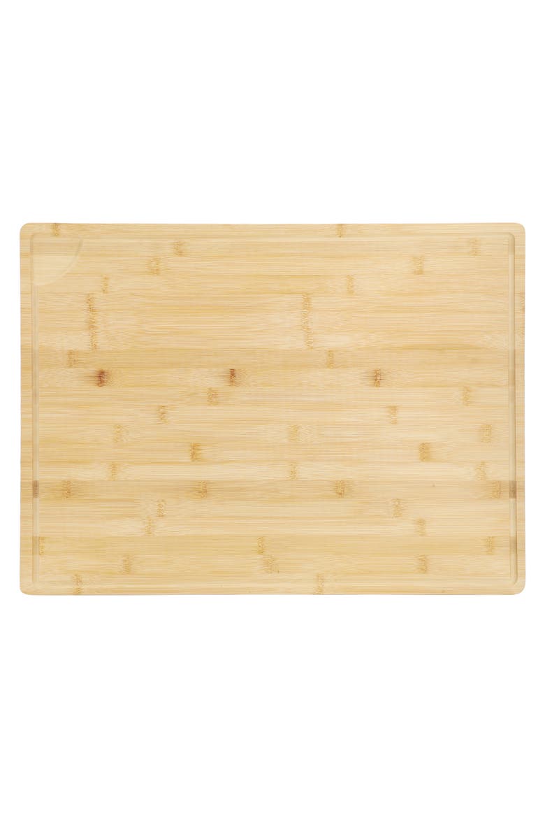 Wood 24 x 18 Inch Large Cutting, Prep and Serving Board, Alternate, color, Bamboo