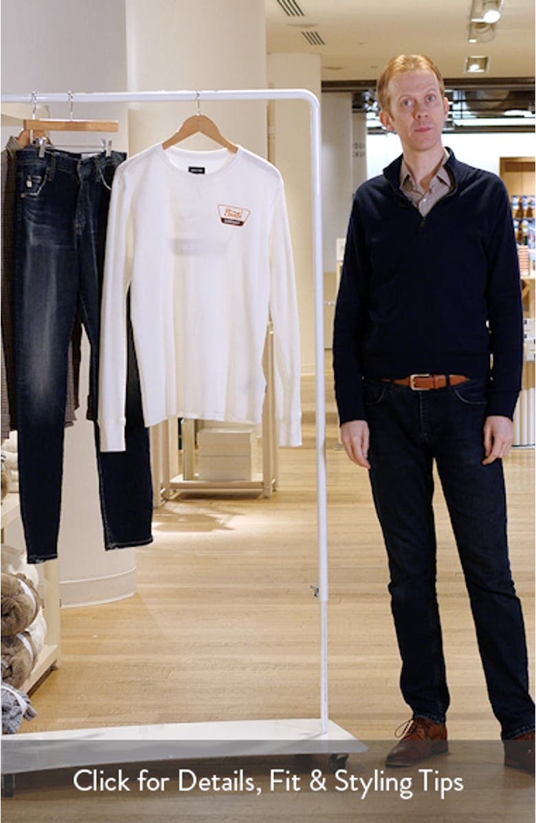 Linwood Long Sleeve Thermal Cotton Graphic T-Shirt, sales video thumbnail