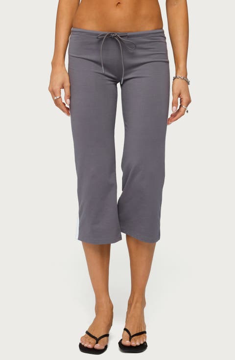 Milene Contrast French Terry Capris