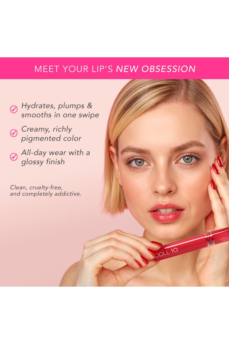 Peptide Plumping Satin Lip Stains, Alternate, color, Satin Mocha