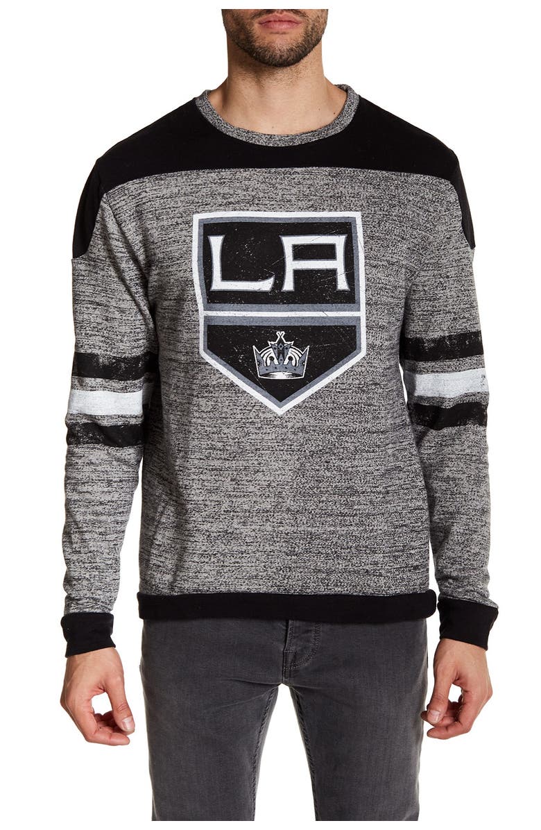 American Needle NHL Preston Fleece LA Kings Pullover, Main, color, 