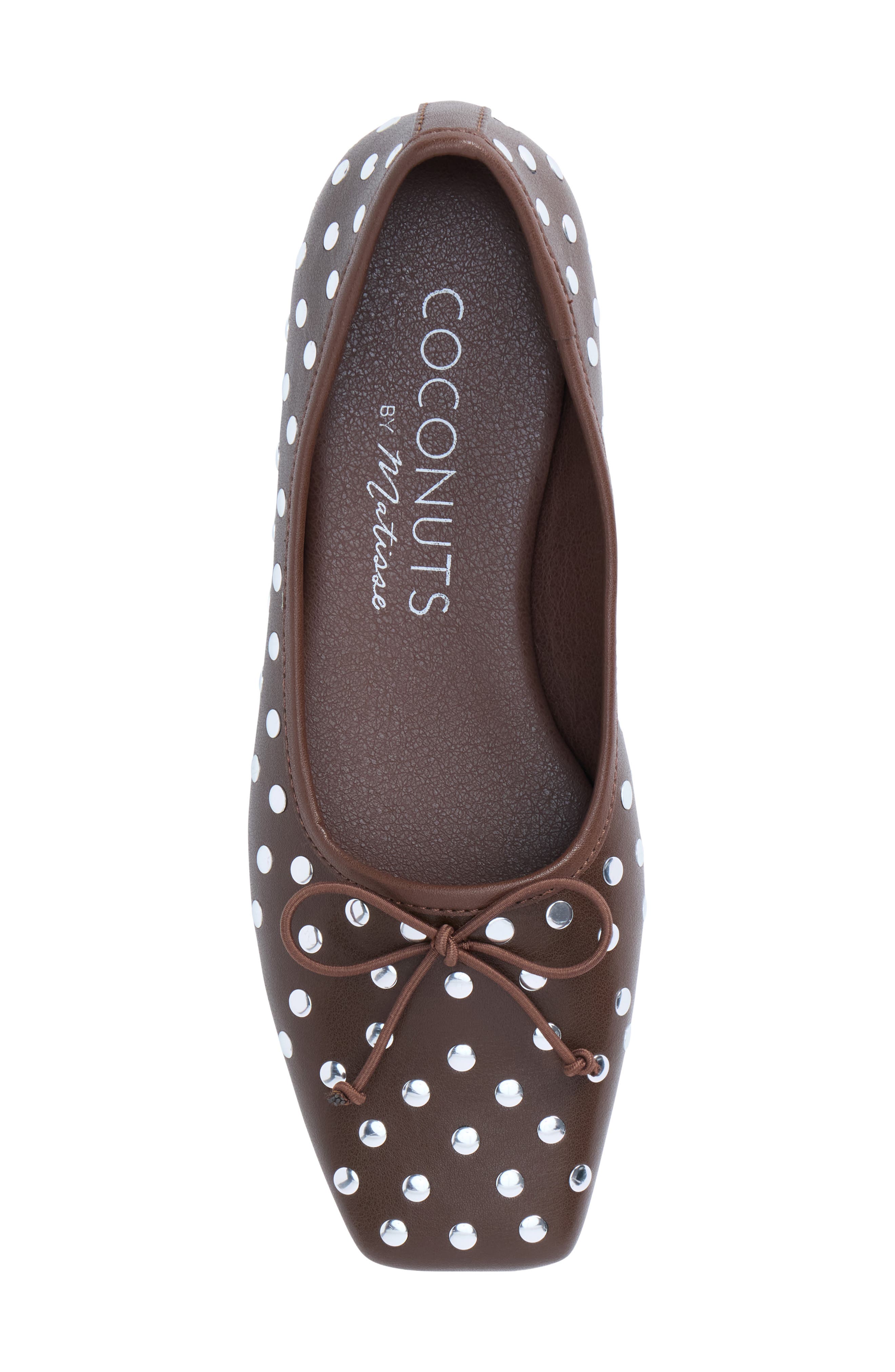 Easton Faux Leather Flat, Alternate, color, ESPRESSO