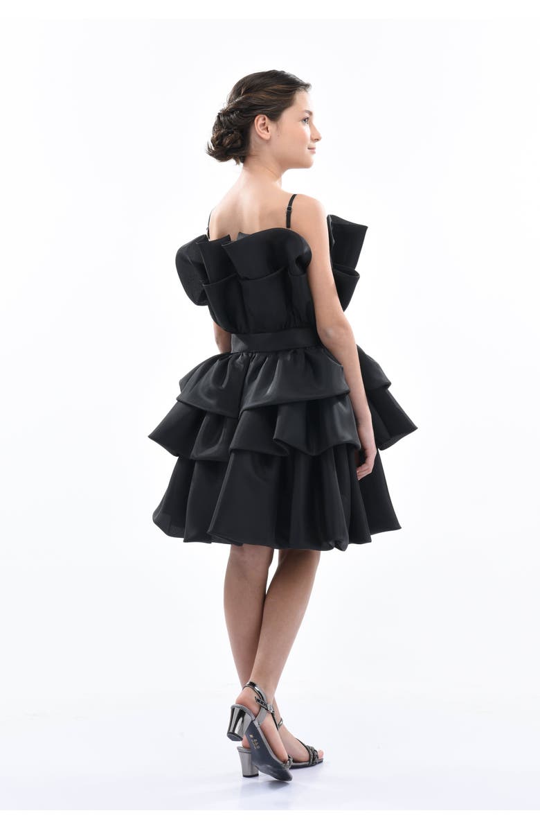 Tulleen Noella Dress, Alternate, color, Black