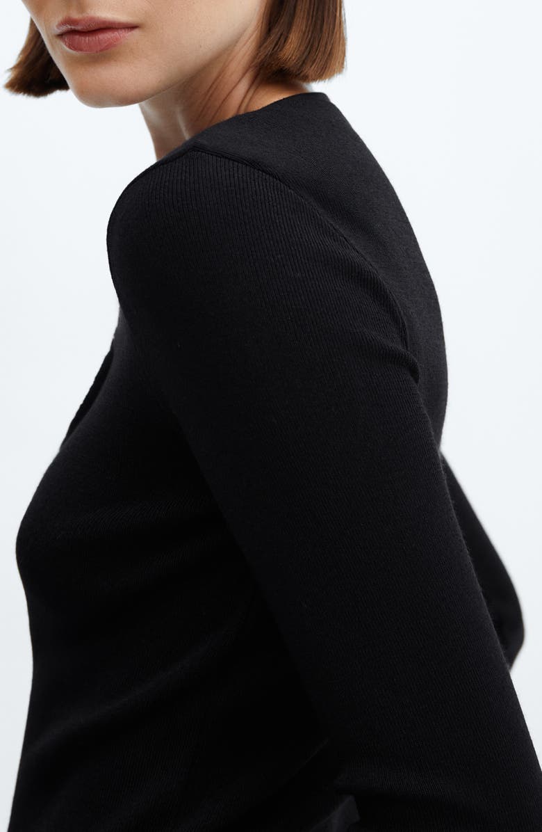 MANGO Keyhole Cutout Sweater, Alternate, color, 