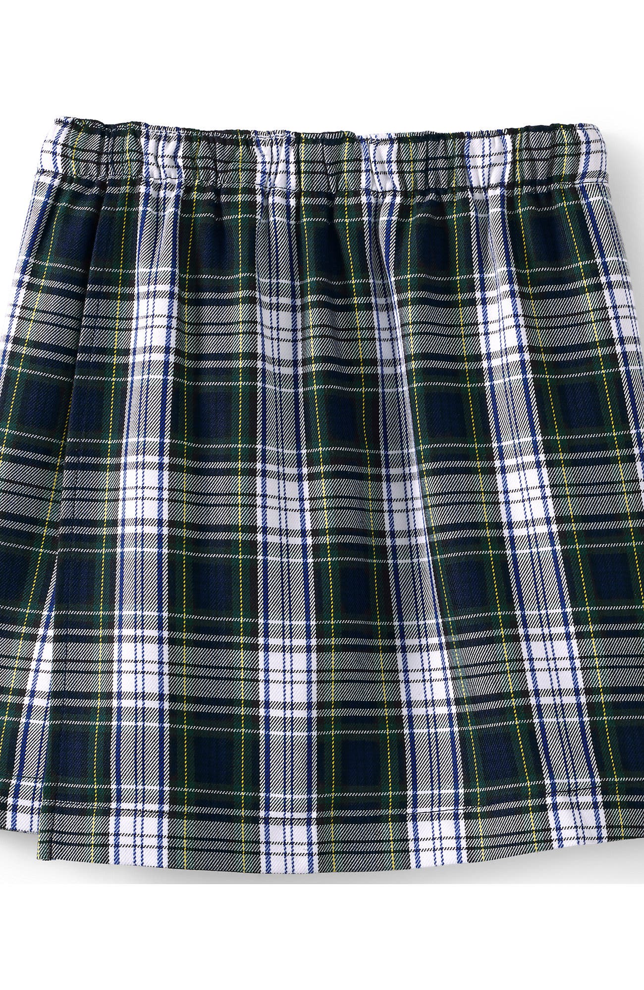 Lands' End School Uniform Girls Plaid A Line Tab Skort Top of Knee ...
