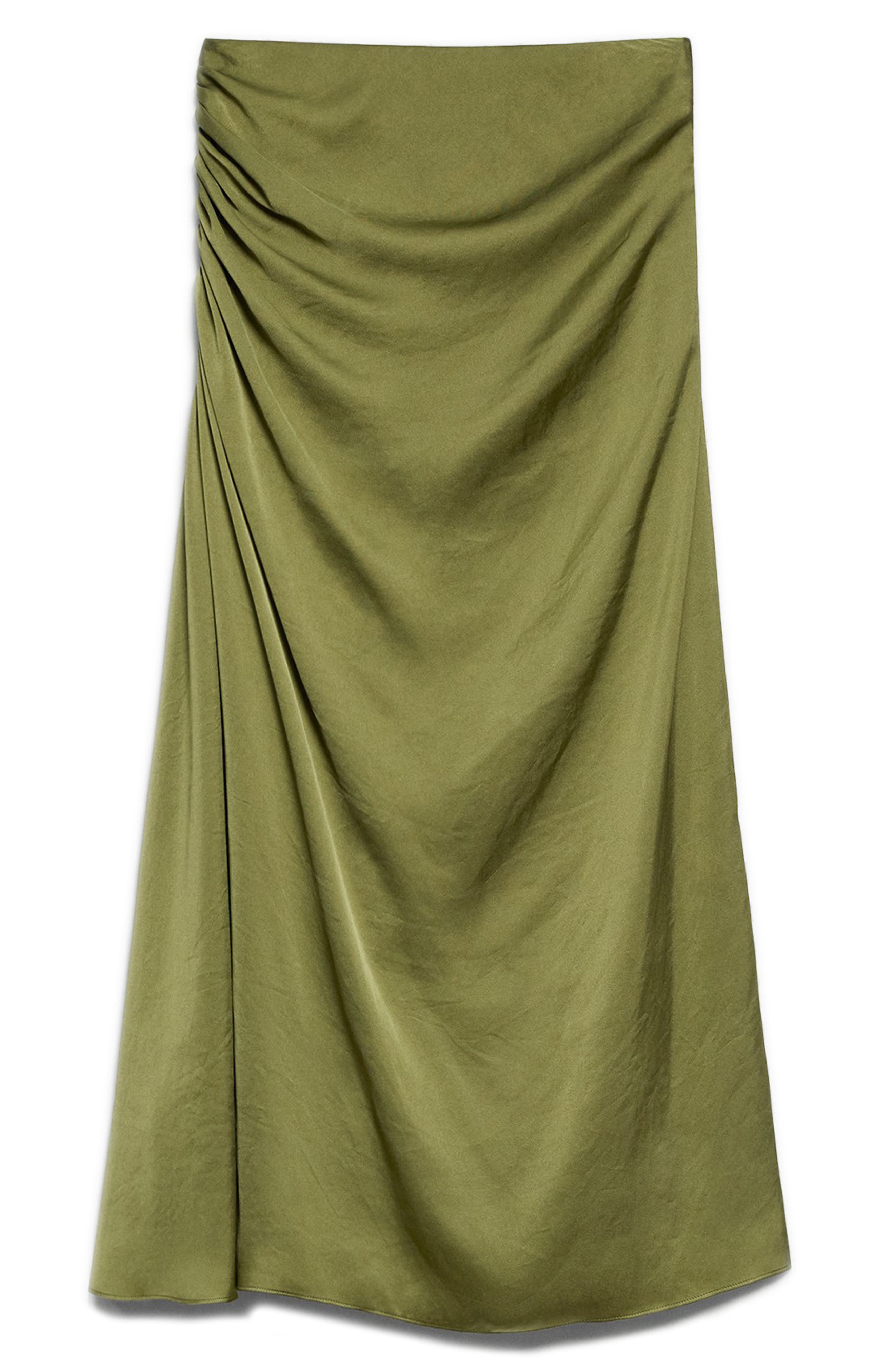 Ruched Midi Skirt - image 2